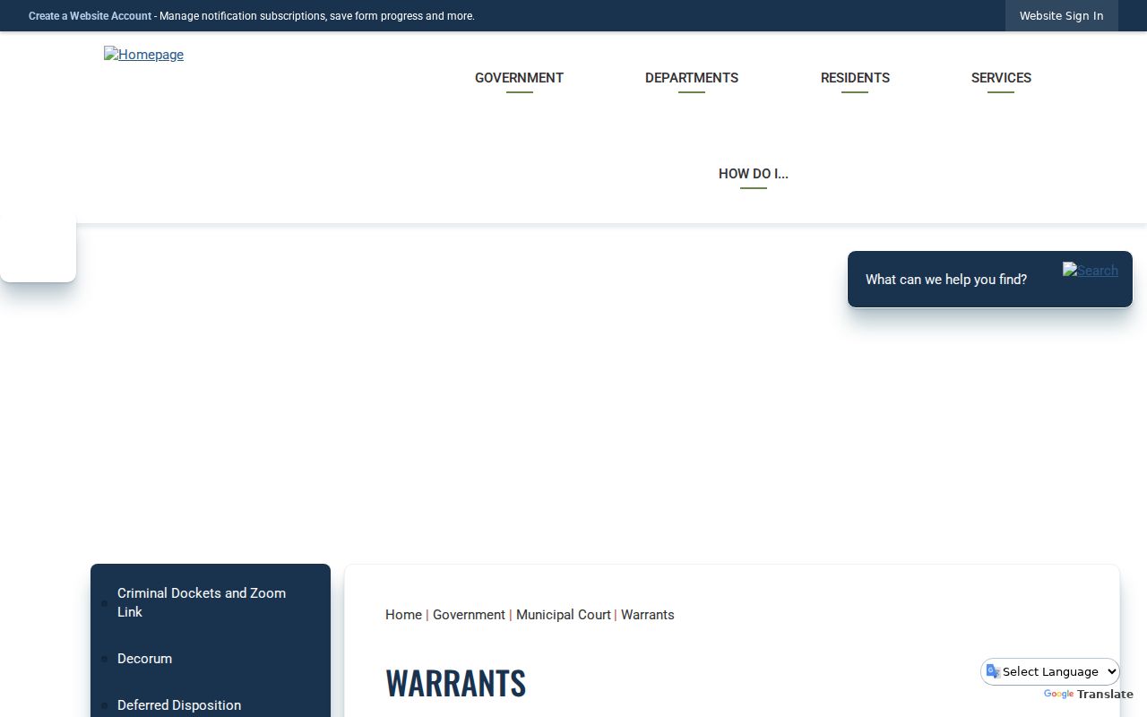 Palestine court record notice about warrants and capias process